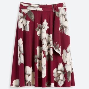 Le Lis Serena Belted Flare Skirt